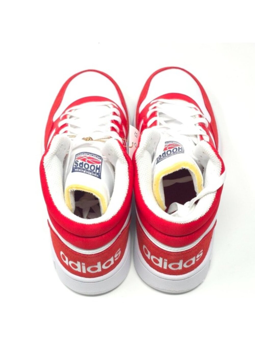 adidas Men’s Hoops 3.0 Mid Basketball Shoes Red - Picture 5 of 11